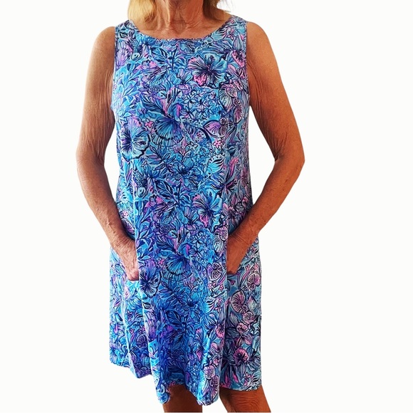 Lilly Pulitzer Dresses & Skirts - Lily Pulitzer Edelyn Swing Shift Sleeveless  Dress  in Size 6.